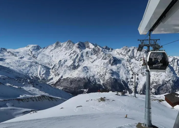In Valais Near Lift & Valley Dağ evi Saas-Balen